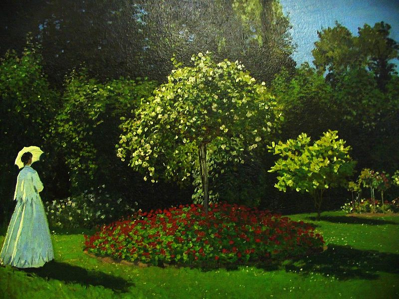 Lady in the garden